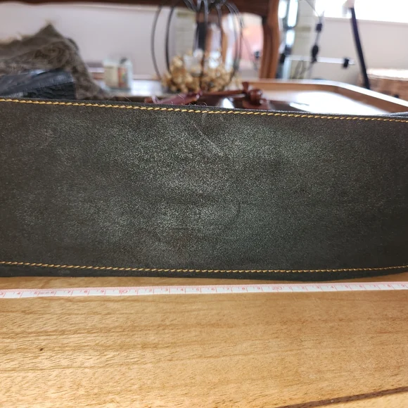 Dooney & Bourke Patent Leather Shopper Tote – Rich Espresso & CognacElevate yo - Picture 12 of 13